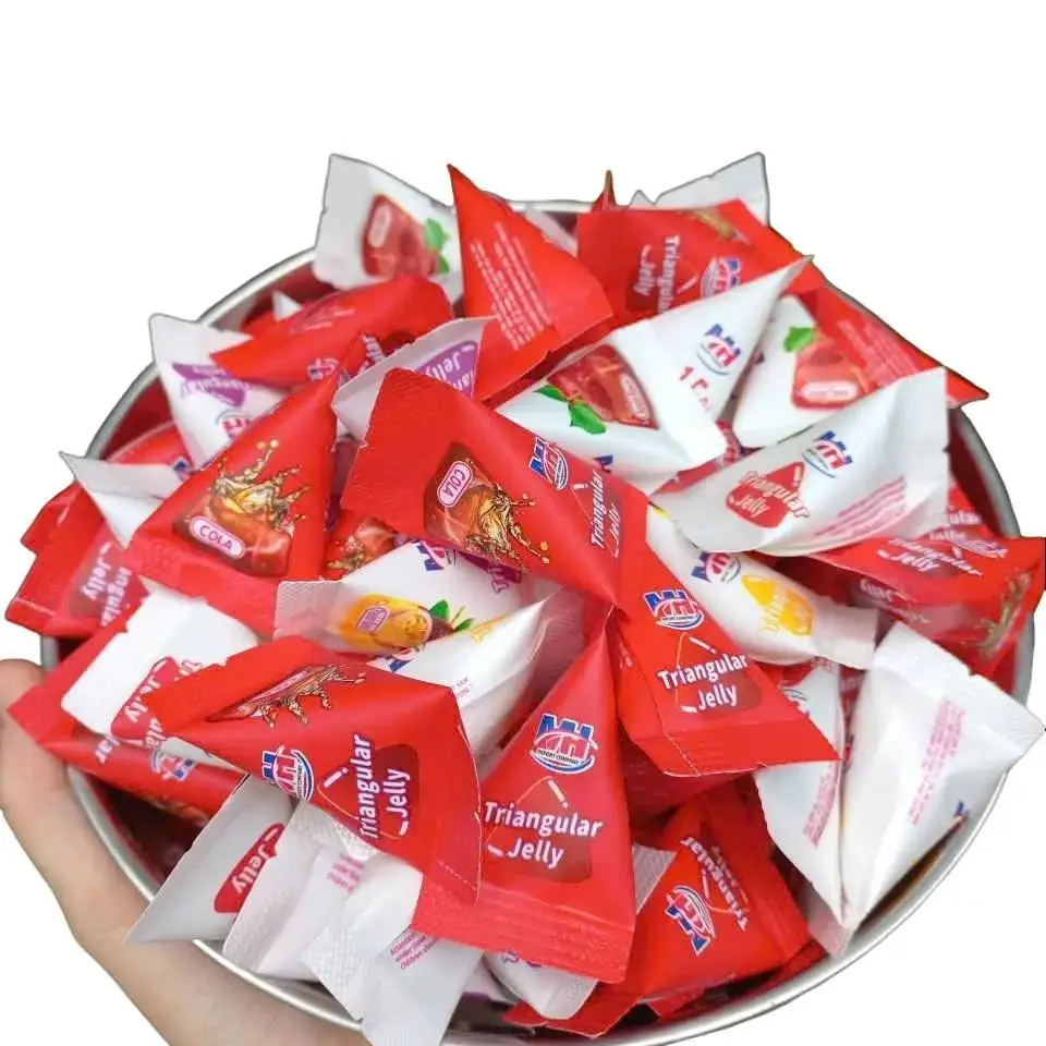 Kẹo Thạch Trái Cây Tam Giác MH 500G - Mix Nhiều Loại Siêu Ngon Ăn Vặt Snack Food