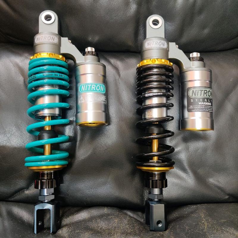 Phuộc sau Nitron DNA 1:1 bình dầu gắn cho xe Vario Mio Freego Ultimo Sh mode Enjoy Vision đời mới Lead Click.... Phụ Tùng