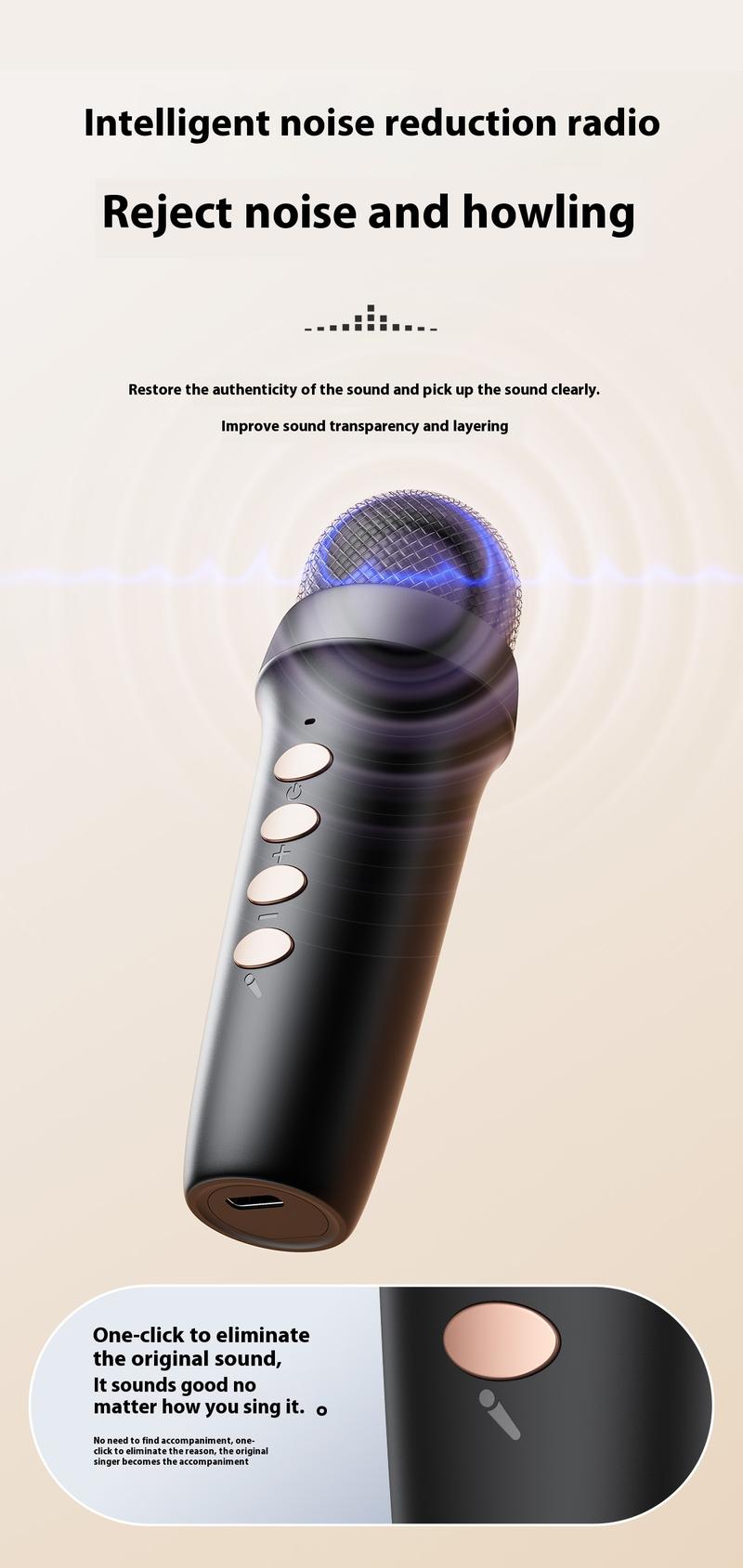Product Introduction of New karaoke Bluetooth speaker mini portable outdoor microphone all-in-one speaker gift wireless speaker 32