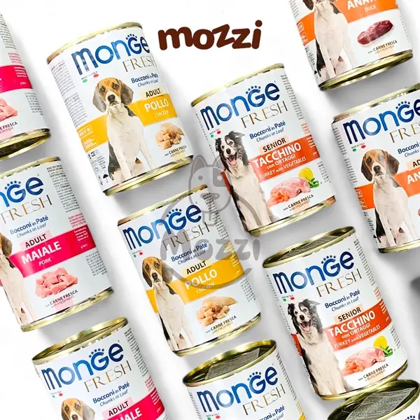 [ Lon 400g ] Pate cho chó Monge