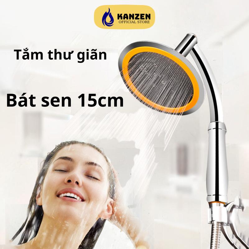 Bát sen tắm, bát sen mặt 15cm tiết kiệm 30% nước cho với vòi thông thường QMS - TS026