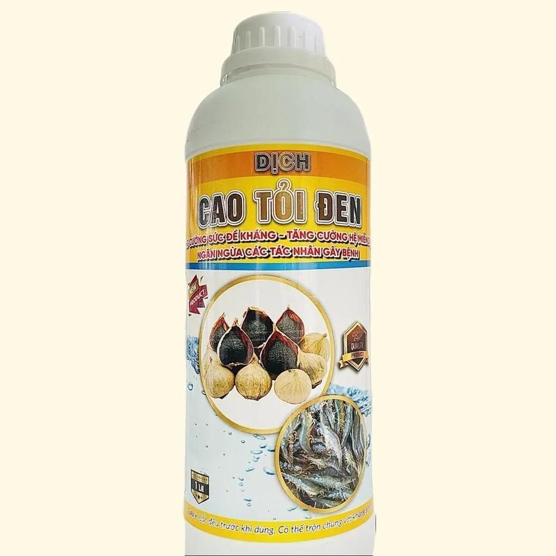 Product Introduction of Chai 1 lít nước uống Cao Tỏi Đen dùng cho tôm tăng sức đề kháng, tăng cường hệ miễn dịch, xử lý các tác nhân gây bệnh 6
