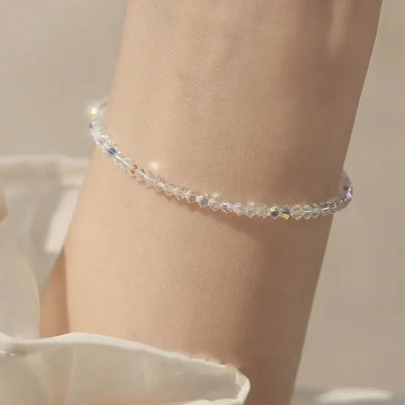 Vòng Tay Siêu Nhấp Nháy Siêu Mịn Giá Cả Phải Chăng Thiết Kế Sang Trọng Lớp Kết Cấu Đơn Giản Thích Hợp Làm Quà Tặng Cho Nữ Phụ Kiện Voi Kiềng Móc Khoá 2