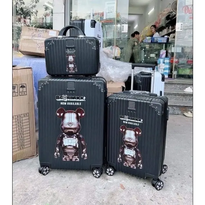 VALI NHỰA DẺO CAO CẤP GẤU BEARBRICK (20-24-cốp ) 5