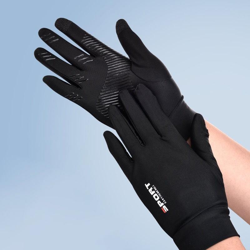 Product Introduction of Ice Silk Full Finger Cycling Gloves for Men and Women Outdoor Sports Driving 24