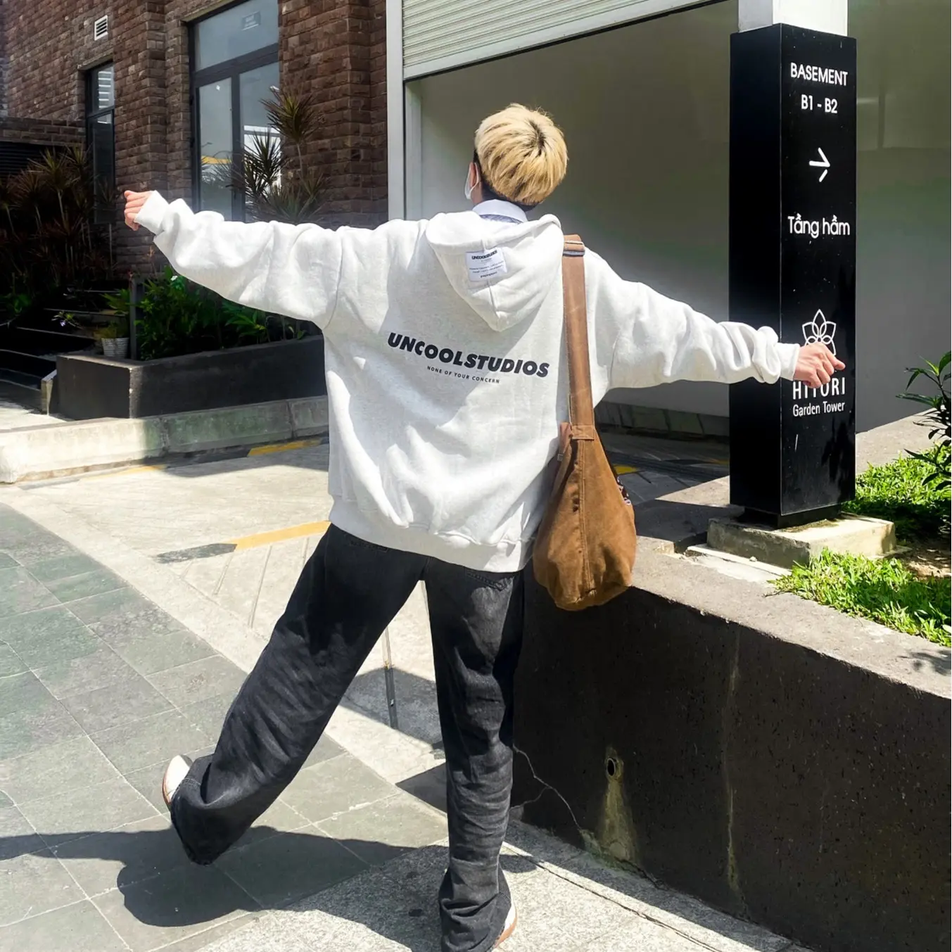 Áo khoác nỉ form rộng hoodiezip chất liệu nỉ bông siêu ấm DEUNCOOL Nữ Women Top