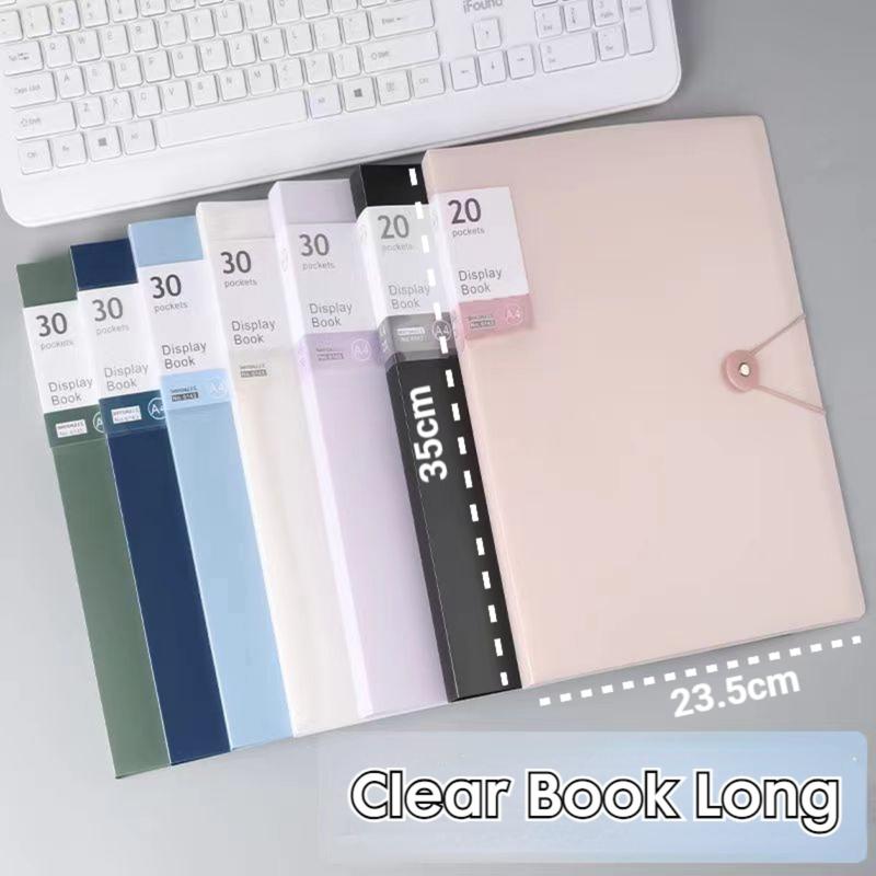 Clear Book Long Clear Folder Document Organizer Presentation - TikTok ...