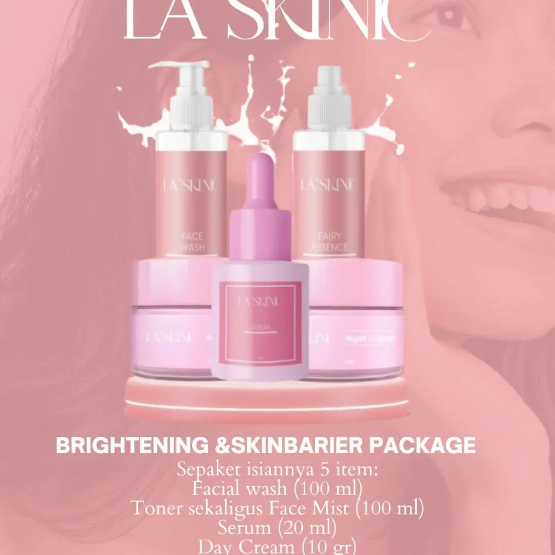 LA, SKINIC ,, skin barrier mencerahkan , menghaluskan melindungingi kulit dari paparan sinar matahari