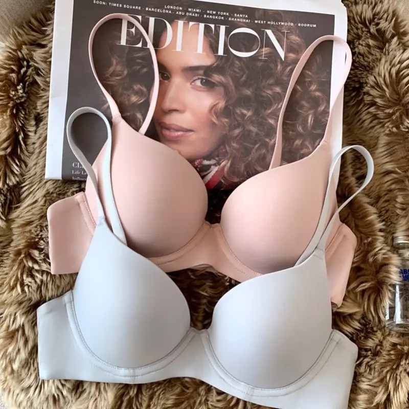 Seamless Bras For Women Push Up Bra Invisible Support Brassiere Lingerie 3/4 Cup Top Soft Simpe Bralette Women's Underwear Comfort Lady Comfortable