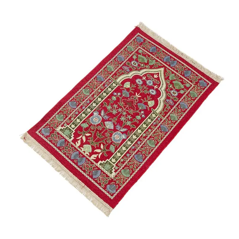 Thảm Cầu Nguyện, Phong Cách Khu Vực Thêu, Làm Bằng Polyester, Sợi Vàng, Thích Hợp Cho Thiền Định, Đi Chùa Cầm Tay Thảm Thảm Hồi Giáo, Lý Tưởng Cho Du Lịch, Học Tập Và Sử Dụng Tại Nhà 4