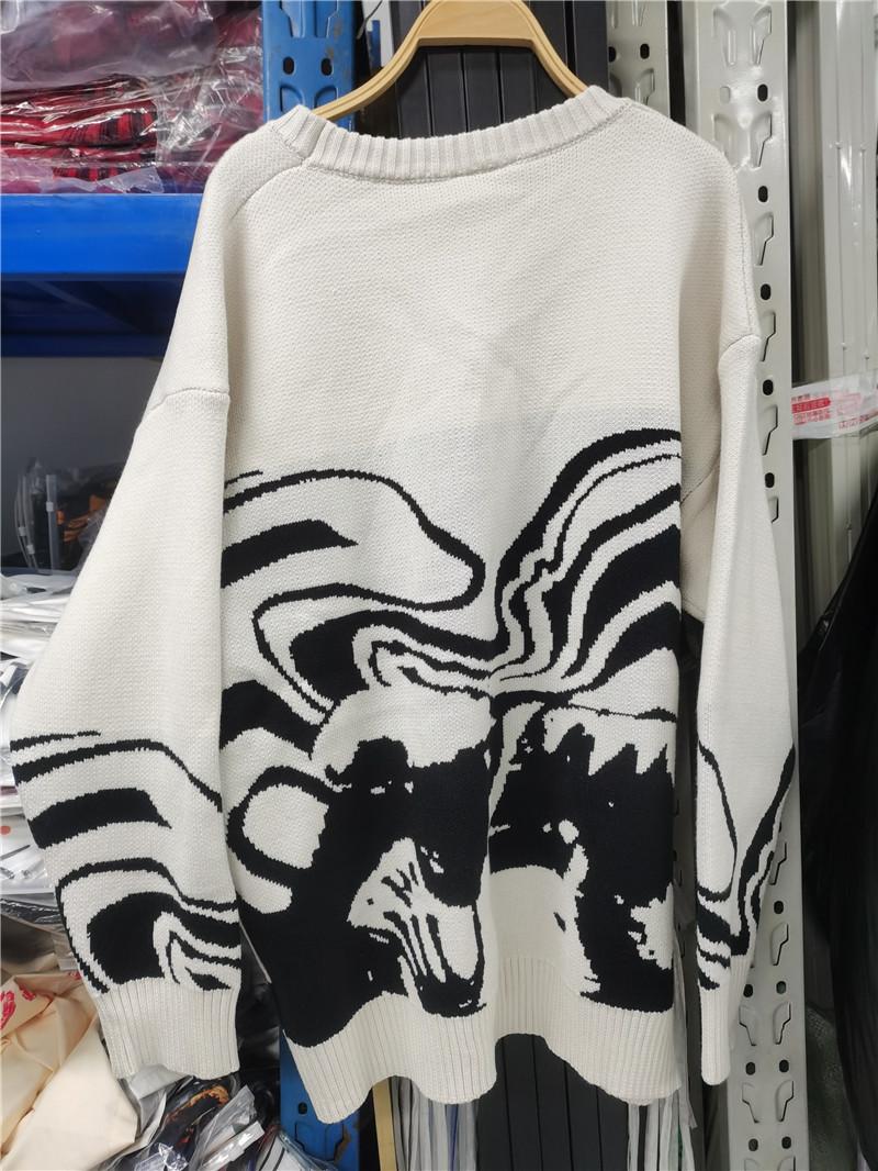 Product Introduction of Dark Icon Jacqard Sweater Men Pullover Knitwear Men's Sweaters Autumn Man Clothing Pria Baju Motif Cowok 3