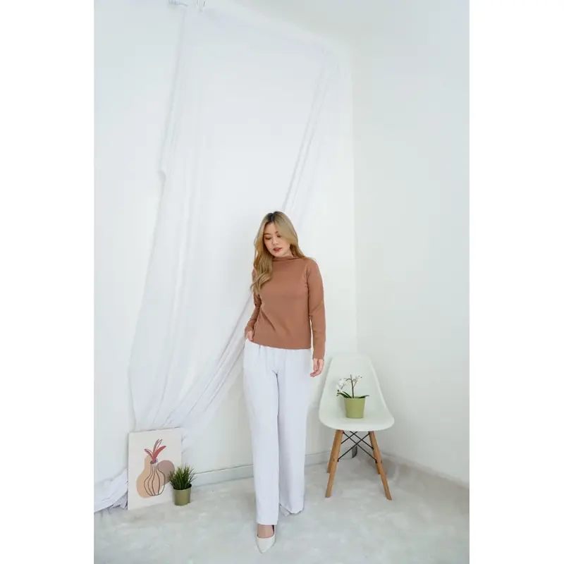INNER HIJAB DALAMAN TURTLENECK LENGAN PANJANG BAHAN RIB TEBAL BEST 4