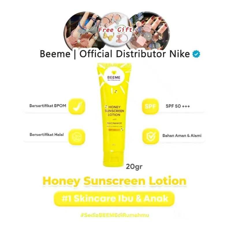 Beeme Honey Sunscreen Lotion