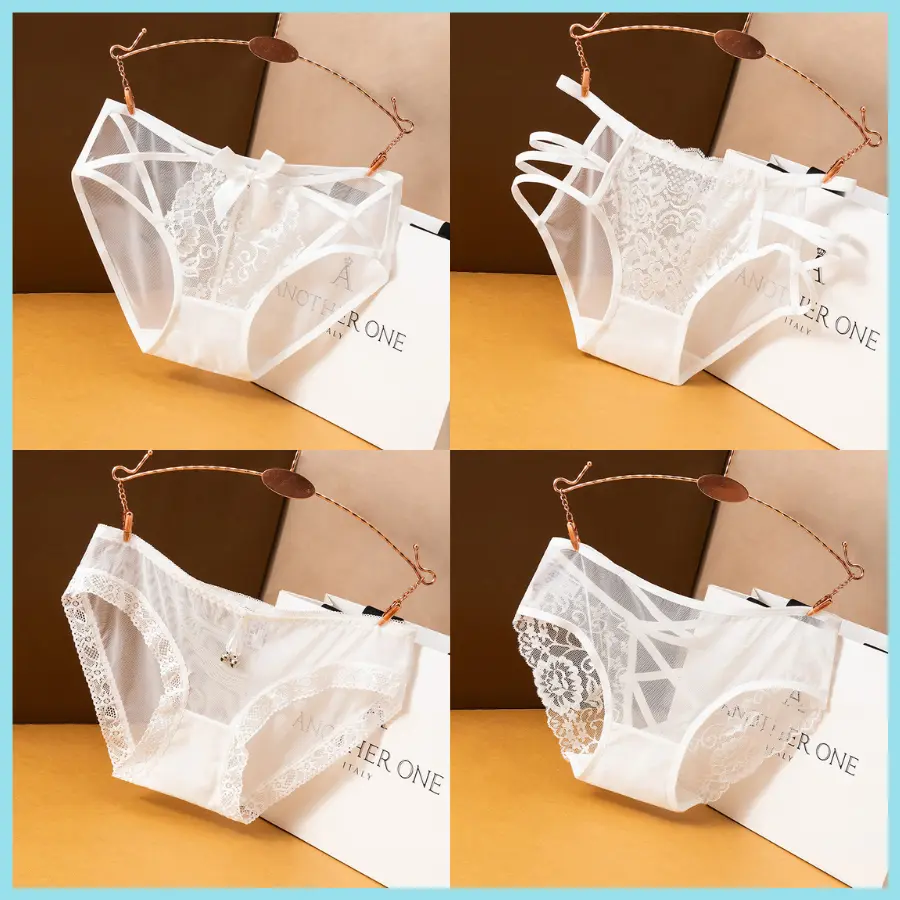Sét 4 chiếc q.uần màu trắng siêu xinh giá rẻ R07