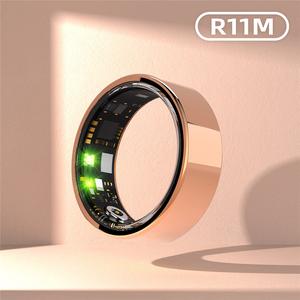 Cincin Pintar, R11M, Kadar Jantung, Oksigen Darah, Tidur, Senaman, Kiraan Langkah, Kalis Air, Kawalan Jauh, Cincin Bluetooth, Pelbagai fungsi, Pemantauan Kesihatan, Baharu pada 2025