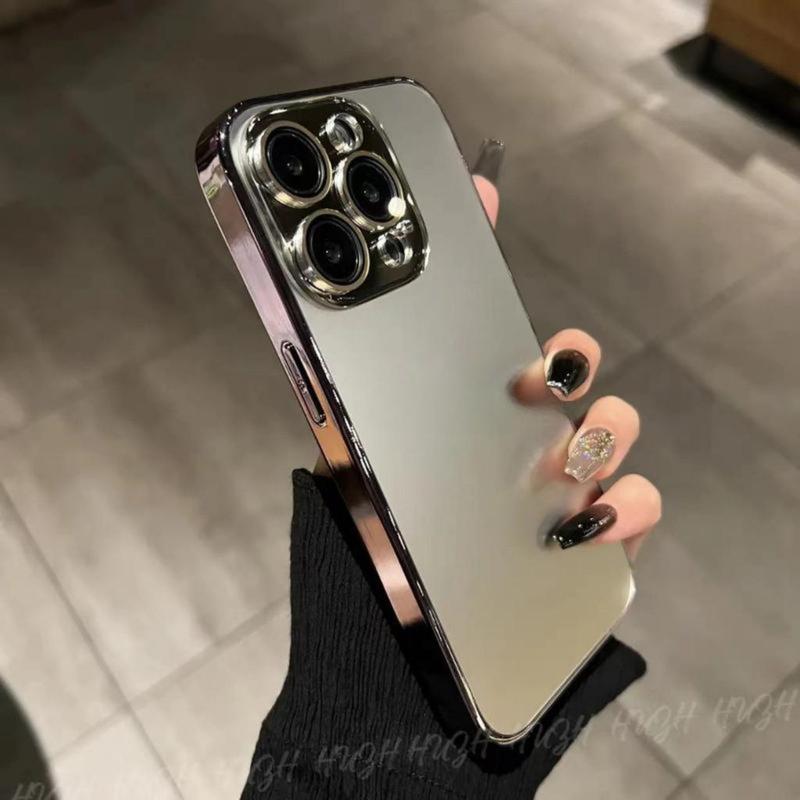 Product Introduction of Ốp Điện Thoại, Ốp Mạ Điện Lì Có Logo, Dành Cho iPhone 15, 14, 13, 12, 11, Pro Max Plus, Chống Vân Tay, Chống Sốc, Phụ Kiện Ốp, Ốp Lưng Điện Thoại Trong Suốt, Chống Sốc 1