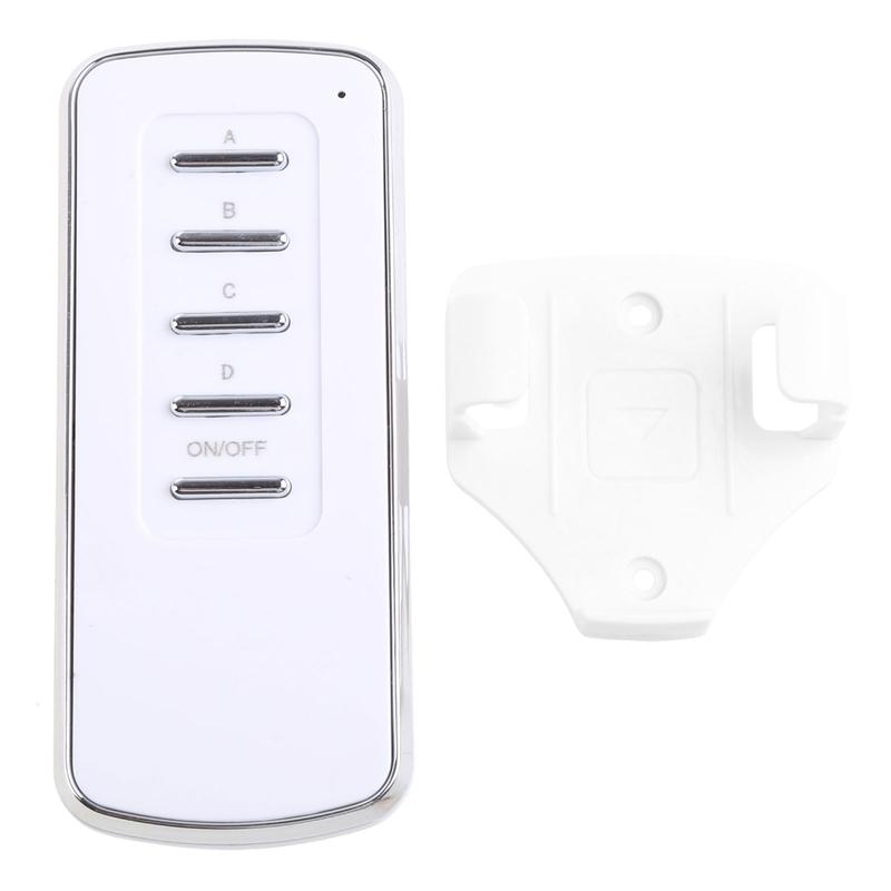 AC 220V Digital Remote Control Switch 4 Ways ON/OFF Controller For Light Lamp 2