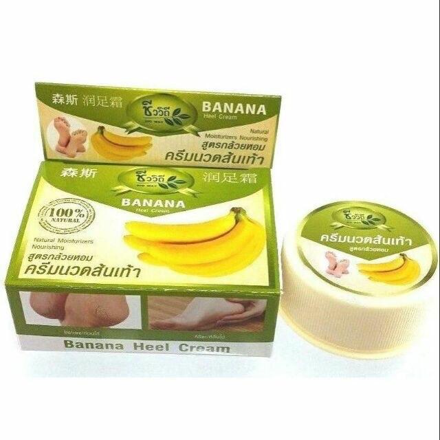 Kem thoa nứt gót chân hương chuối thái lan banana heel cream hủ 30g làm đẹp da
