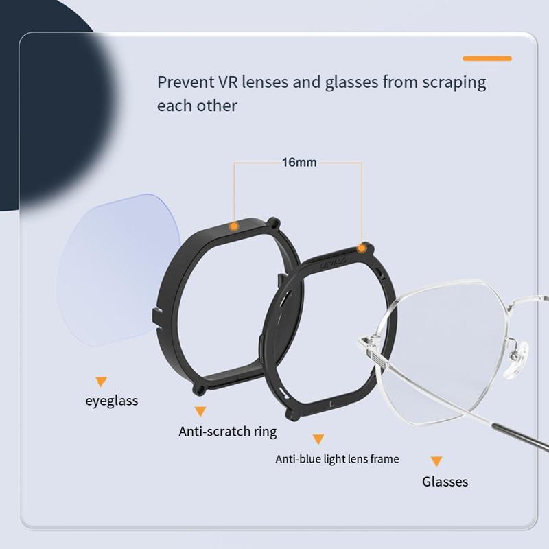 Casque réalité vr,Lentilles de Prescription VR pour PS VR2,lunettes Casque réalité vr,Lentilles de Prescription VR pour PS VR2,lunettes