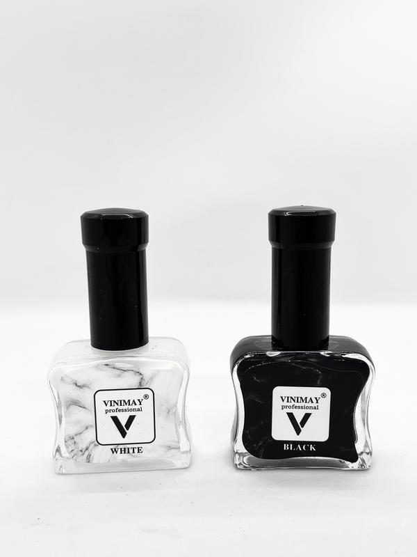 Loang Lẻ 2 Màu Trắng Và Đen Vinimay Dành Cho Thợ Làm Nail Chuyên Nghiệp