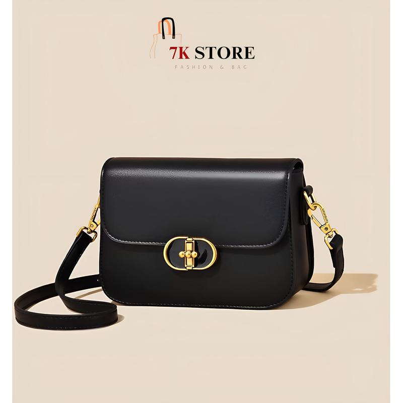 Túi xách Fullbox đeo vai nữ khóa mặt đá dây da túi đeo chéo 3 ngăn 7K STORE TX21