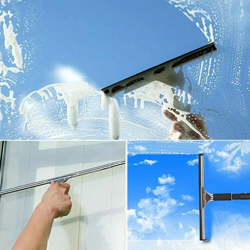 Chổi Lau Kính Cửa Sổ, Dụng Cụ Gạt Nước, Để Làm Sạch Kính Cửa Sổ, Thích Hợp Cho Gia Đình, Vòi Hoa Sen Và Phòng Tắm 7