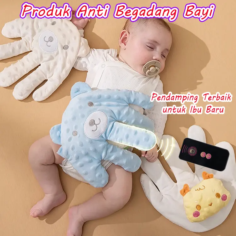 Dengan kendali jarak jauh  Baby Soothing Palm/Fall Asleep Independently/Anti Startled /Anti flatulence /Automatic Clapping Bayi Teether