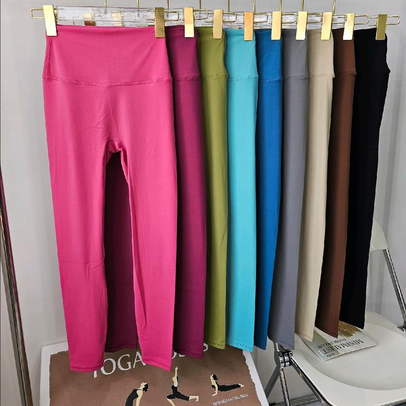 Quần dài lulu Lycra Q005 tập gym yoga nữ cạp cao tôn dáng sport Chạy Bộ tập gym tập yoga