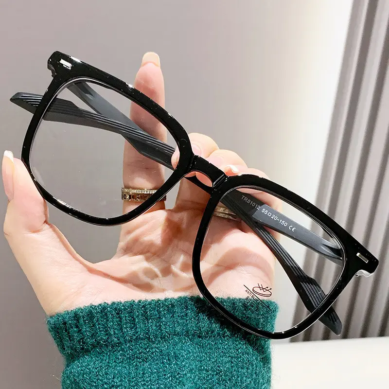 Oversized Glasses Frame Women Super Large Square Spectacle Frame Men Myopia Optical Eyewear
