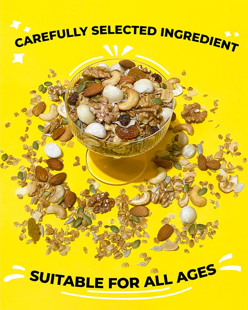 Product Introduction of ️️️[CHÍNH HÃNG]️OLABEN Granola 500g Siêu Hạt Dinh Dưỡng Vị Truyền Thống Túi 500g 8
