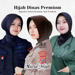 BILA JAYA - JILBAB DINAS PNS / SERAGAM SEKOLAH / POLWAN / PERAWAT / BIDAN / OLAHRAGA ANTI TEMBEM PREMIUM HIJAB INSTAN BERGO DAILY SPORT TERBARU KEKINIAN ( ECER & GROSIR ) Sporty