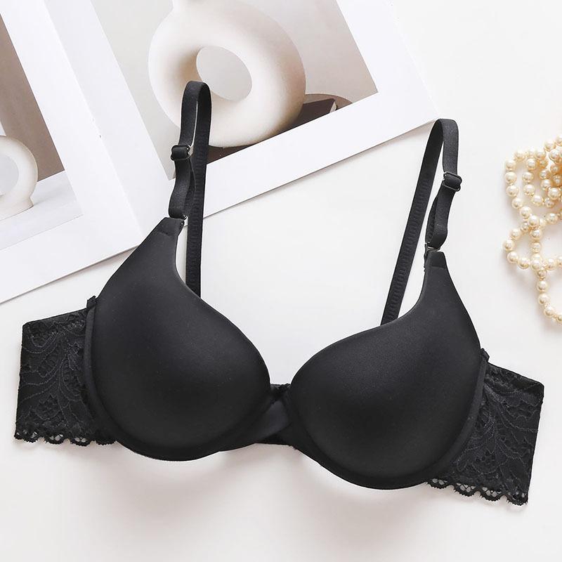 Product Introduction of Áo ngực nữ có gọng phối ren - Áo lót nữ nâng ngực 2 dây mút vừa sexy tôn dáng A016 Top Women Tua Rua Bra áocon nữ ômngực 5