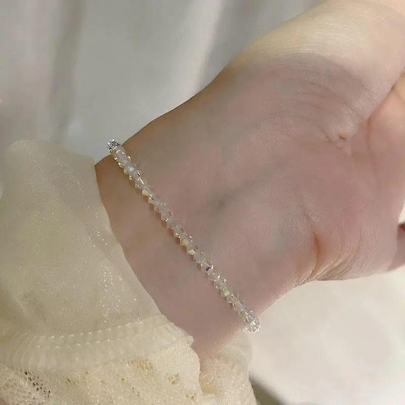Kalung manik gelang simple crystal korean style / gelang manik 6