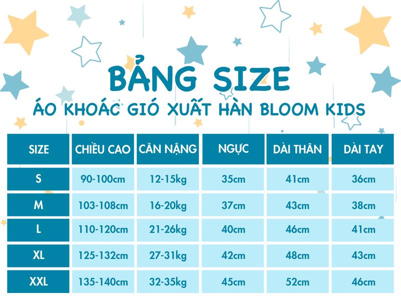 Product Introduction of Áo khoác gió trẻ em cản gió chống nước chống nắng chống bụi Bloom kids xuất dư cao cấp 0