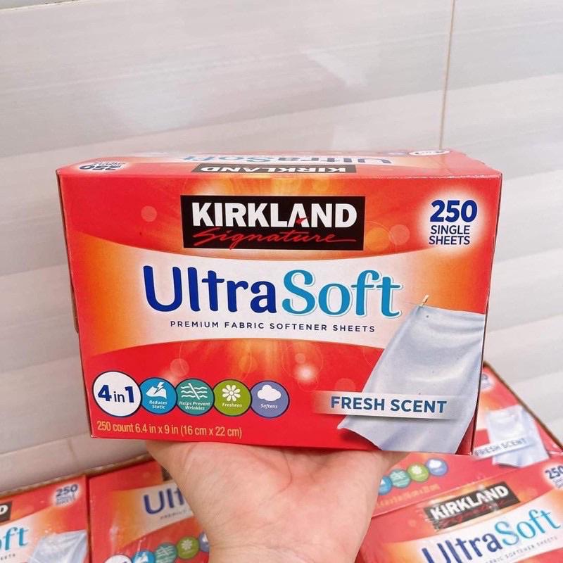 Giấy thơm quần áo Kirkland Fabric Softener 250 tờ Mỹ