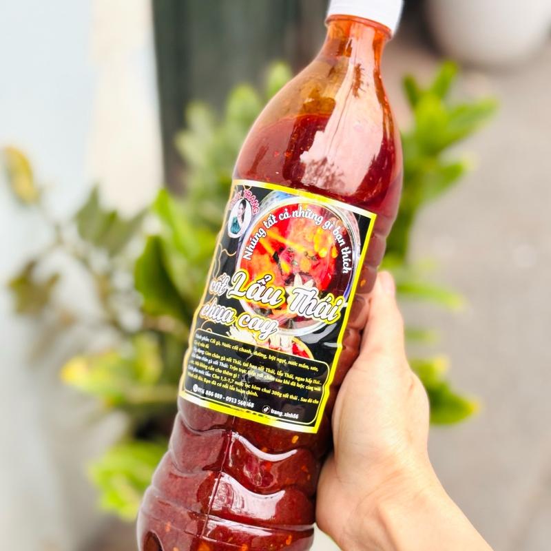 ... 1Kg Sốt Thái Chân Gà. (Làm được cho chân gà sốt Thái, ngao hấp Thái, lẩu Thái, Tai heo sốt Thái ) Nước Sốt Gia Vị Chua Cay