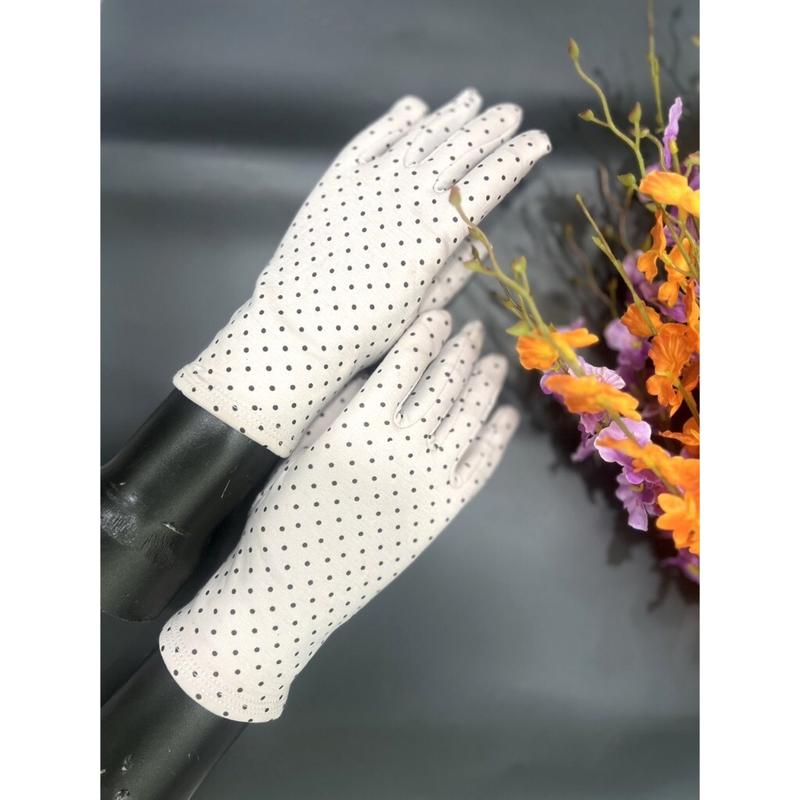 Găng Tay Chống Nắng Nữ - Bao tay nữ chất liệu vải co giãn thoải mái, dài 3 tấc (Màu Ngẫu Nhiên) 6