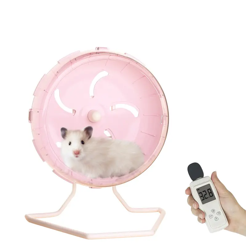 2025 Yue Xiaomeng Hamster Running Wheel Ultra-Quiet Sports Roller with Bracket Djungarian Hamster Life All Products Relieving Stuffy Toys
