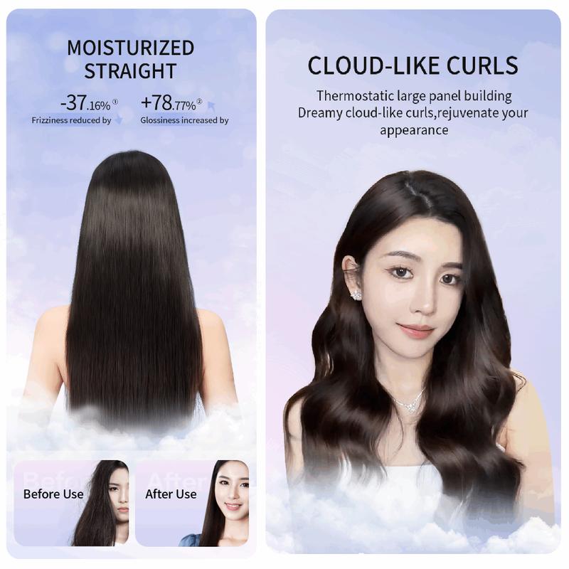 LivChic Catokan Rambut Cold Mist SPA Hair Straightene 60W daya 2 meter 360 Sudut belok jauh X7 2IN1 3