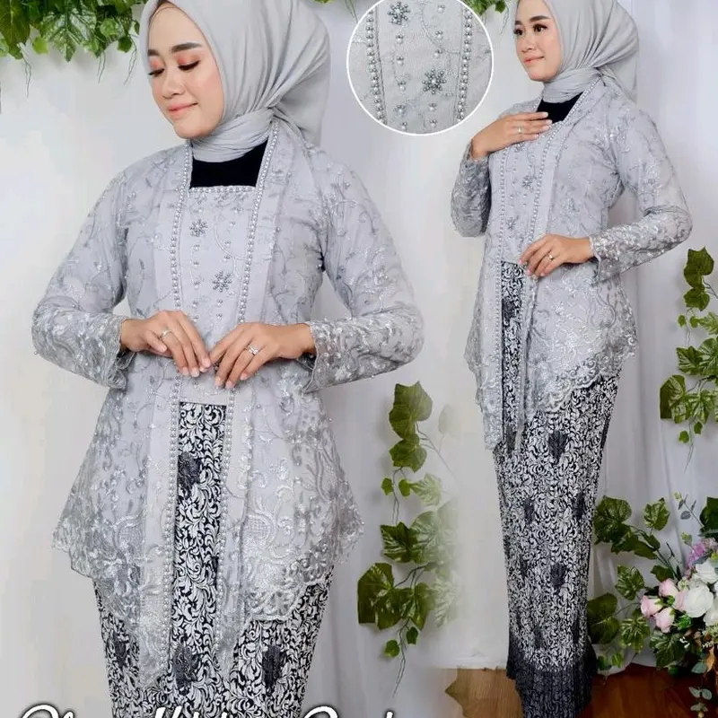 Rohmah Kebaya - Setelan Kebaya Kutubaru Payet / Kebaya Tulle Payet / Kebaya Wisuda / Kebaya Tunangan 7