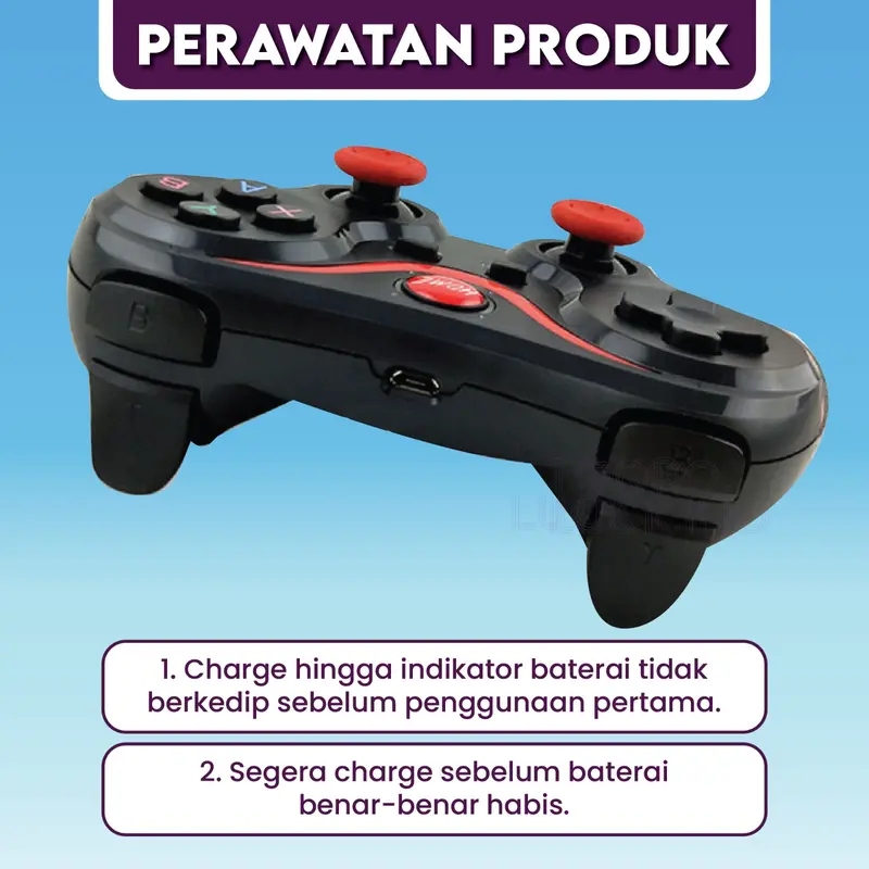 WeWant Gamepad Android Bluetooth X3 Joystick Wireless Controller with Holder Accessories 4