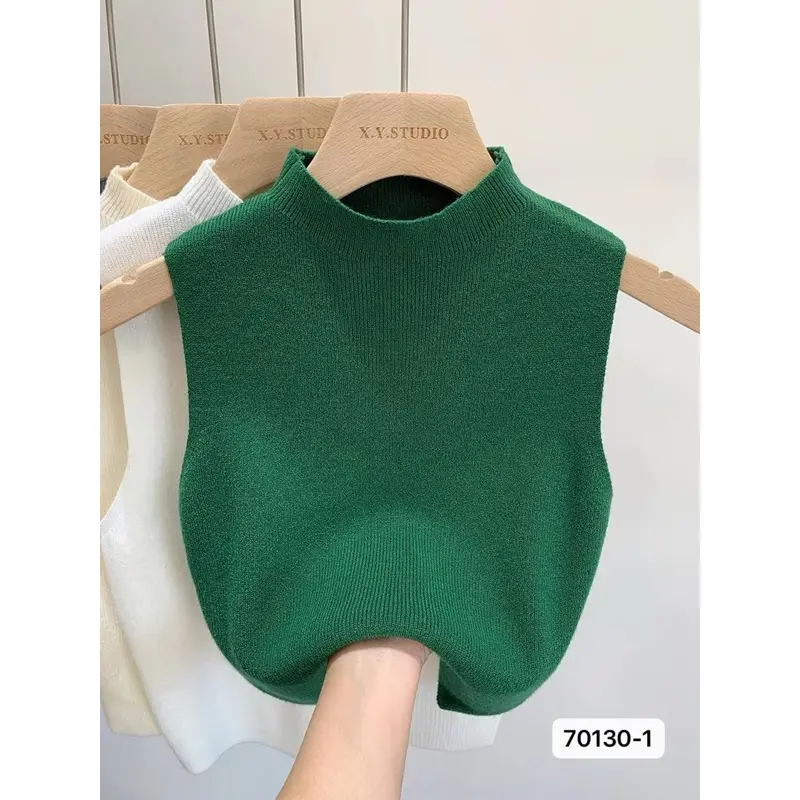 COD- Tanktop Knit - Tang top Wanita Rajut (T232) - Atasan Wanita Tanpa Lengan- Inner Dalaman Wanita 4
