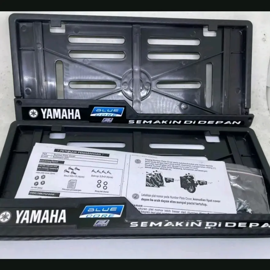 Bingkai plat nomor model yamaha cover plat nomor model semakin di depan 1pasang