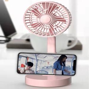 usb พับพัดลมขนาดเล็กมือถือกล้องส่องทางไกลมินิชาร์จนักเรียนห้องเรียนเงียบหอพักเดสก์ท็อปพัดลม สีแดง เหลือง