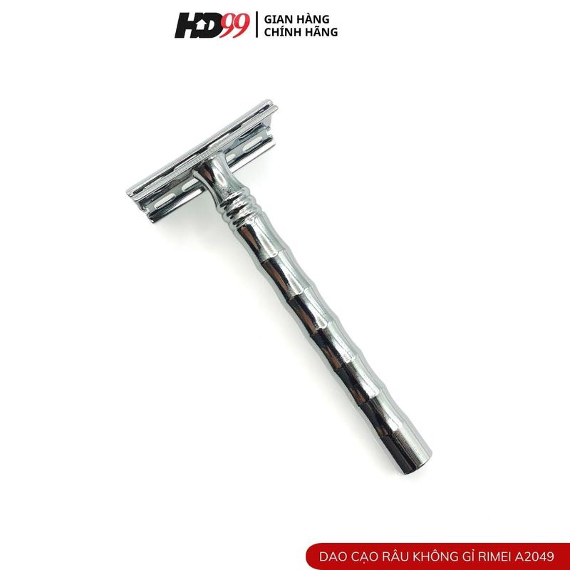 Dao Cạo Râu Inox Không Gỉ RIMEI A2049, Cam Kết Không Gỉ 0