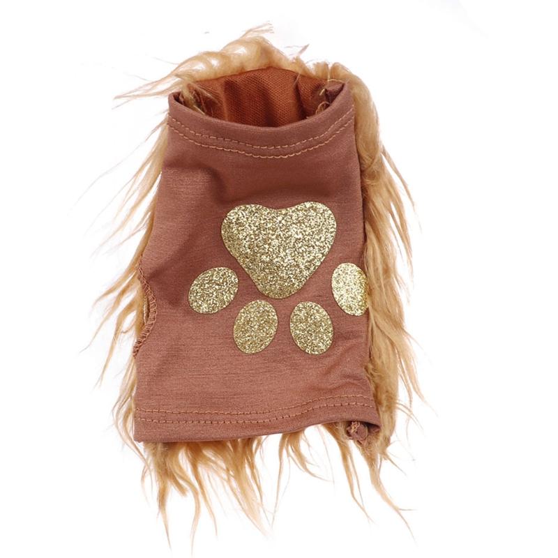 SAN3 Halloween Costume Lion Plush Ears Headband Tail and Paws Kit Lion Fingerless Costume for Adults Kids Halloween Decor 4