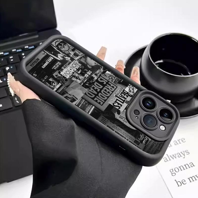 Casing untuk VIVO Y17 X50 Lite Y01 Y02 Y02A Y02t Y03 Y10 Y10 T1 Y11s Y12 Y12a Y12s Y15 Y15s Y15a Y15c Y16 Y17s Y18 Y18e Y19 Y1s Silikon Lembut TPU Stiker Sederhana Pelindung Lensa 3