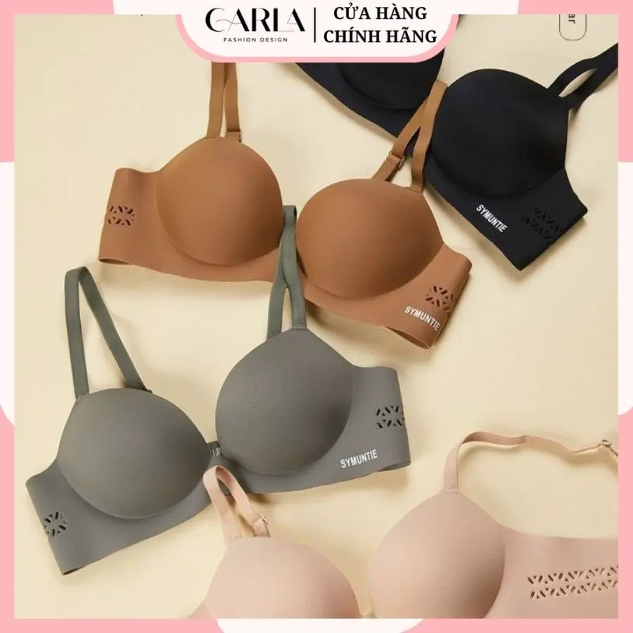 Combo 2 Áo Lót Su Đúc Nguyên Khối Không Gọng Ôm Sát Vòng 1 Bản To Hỗ Trợ Nâng Đẩy S03 Nữ Women Nữ Women