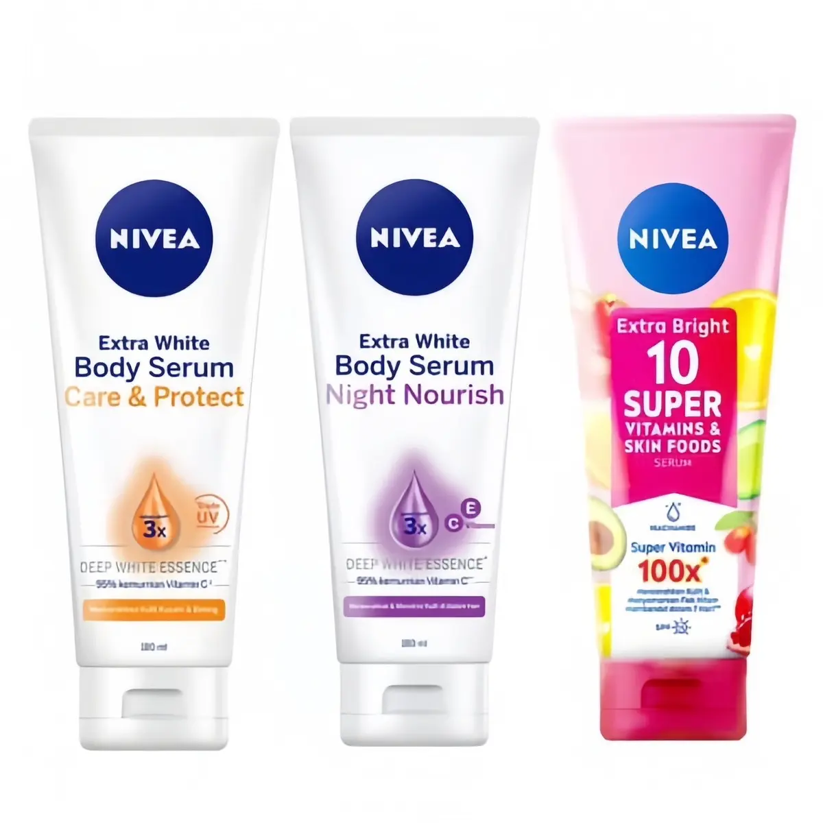NIVEA Body Serum Extra White Day & Night - 10 Super Vitamin + Night Nourish