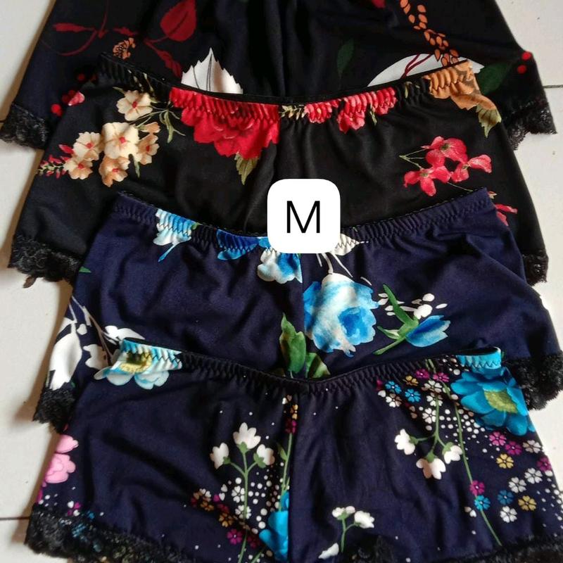 celana dalam wanita CD Jupe boxser / hotpan semua ukuran harga sama bahan spandek renda lembut Bunga Dewasa untuk motip dan warna di kirim randem 8